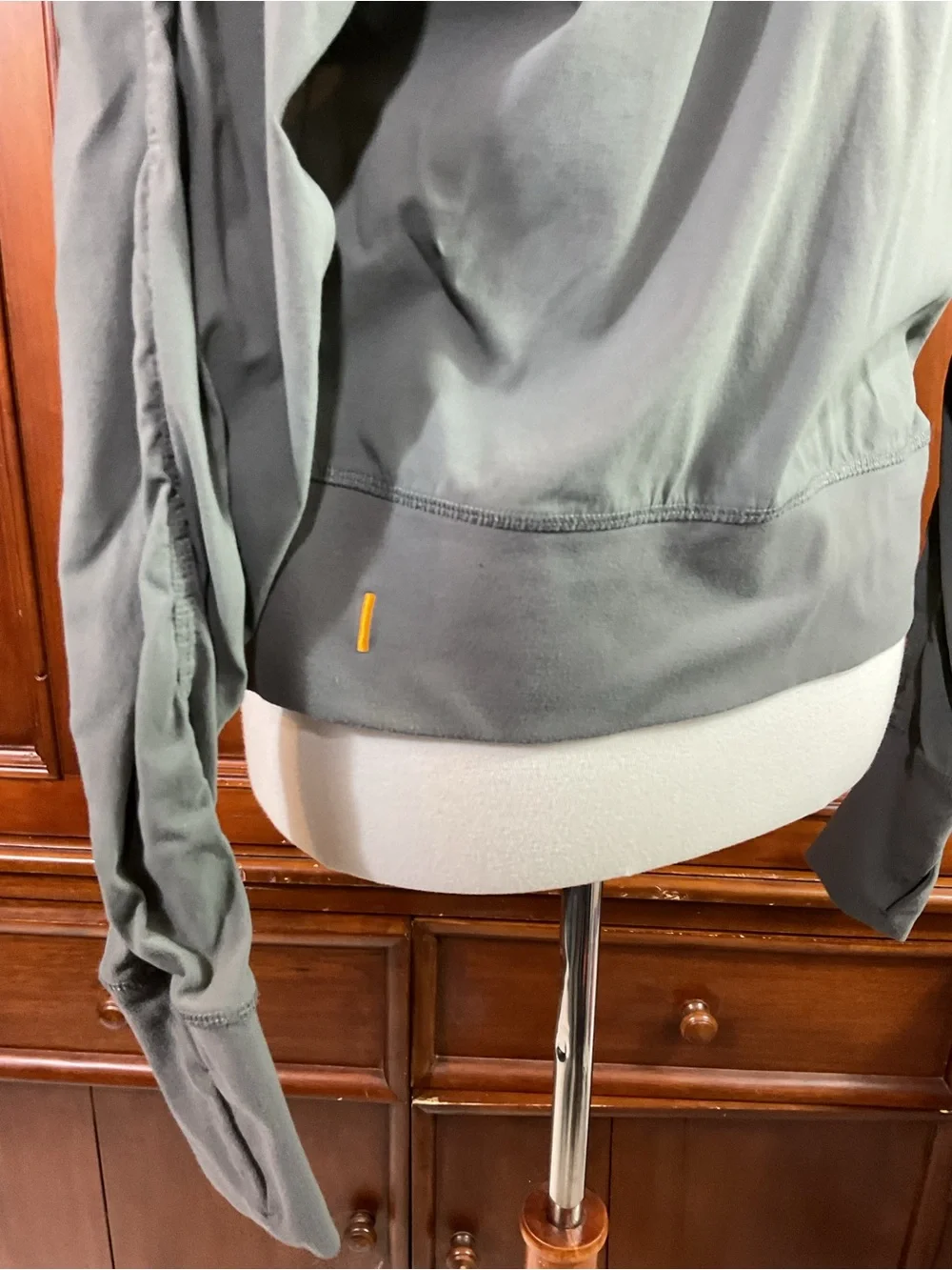 Lucy Athleisure Women’s Workout Jacket Size XS Gray And Green Lknw Full Zip Vers